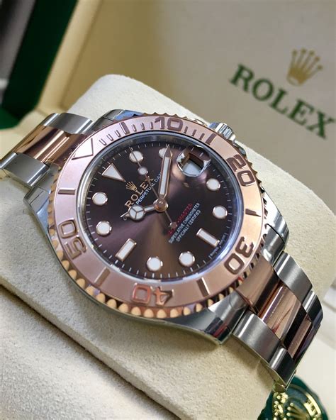 yacht master 37 everose gold.